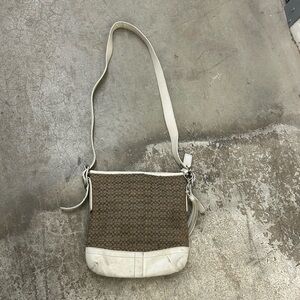 Coach signature crossbody bag